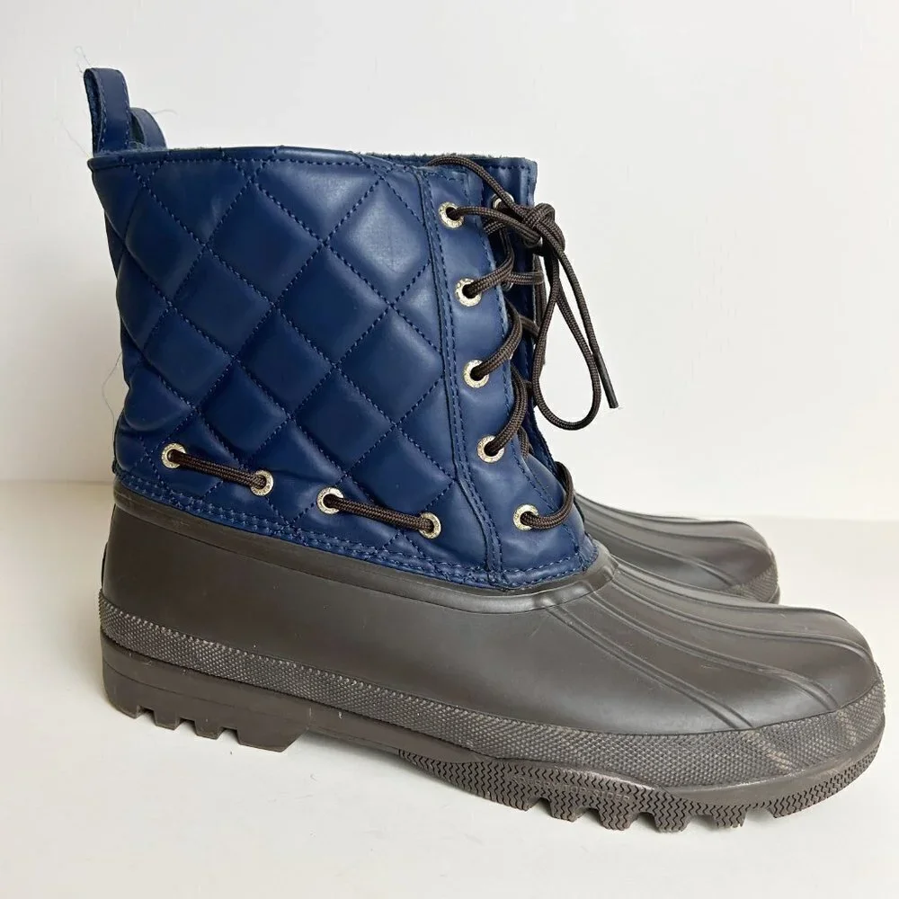 Sperry Top-Sider Gosling Quilted Duck Waterproof Boots Sz 10